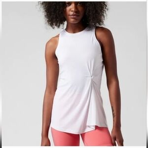 Athleta White Radiate Tank Camisole-Sz M